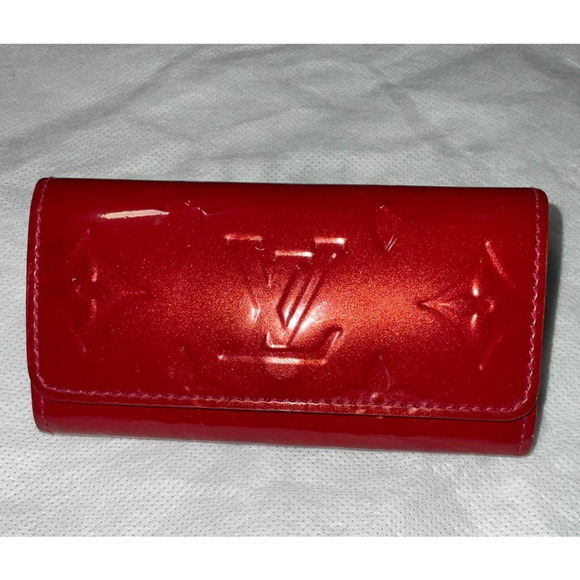 Louis Vuitton Vernis Multicles 4 Four Hooks Key Case Pomme D'Amour - Picture 15 of 15